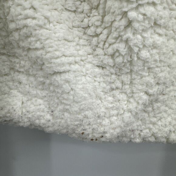 Michael Kors Girls Jacket 10 12 Medium Sea Foam Green Puffer Sherpa Hooded - Picture 7 of 12